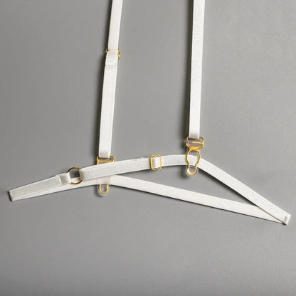 Koronkowy zestaw bielizny z paskami