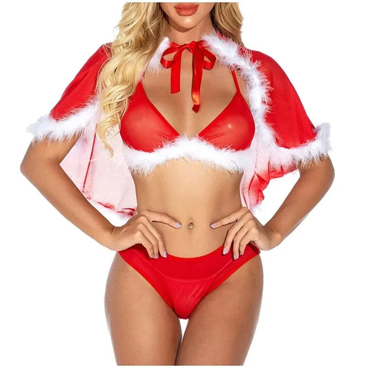 Kostium Święty Mikołaj z peleryną