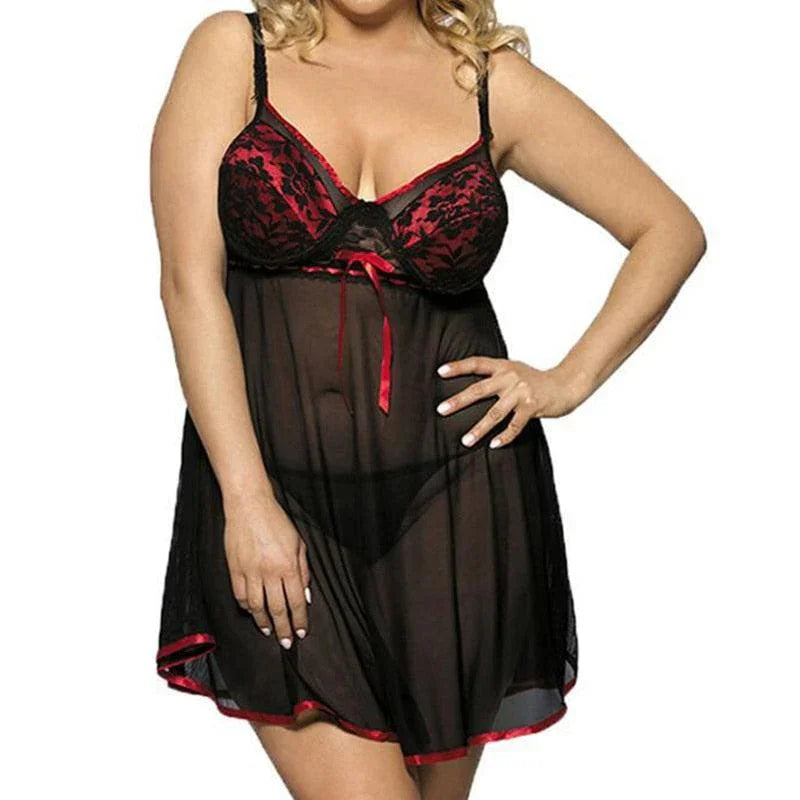 Koszula nocna z ozdobną kokardką