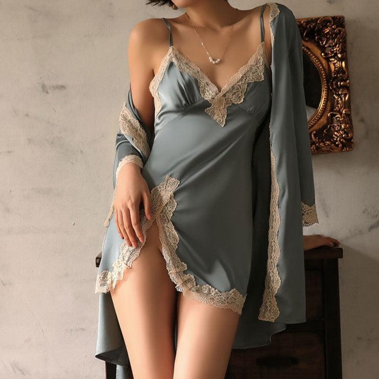 Koszula nocna ze szlafrokiem