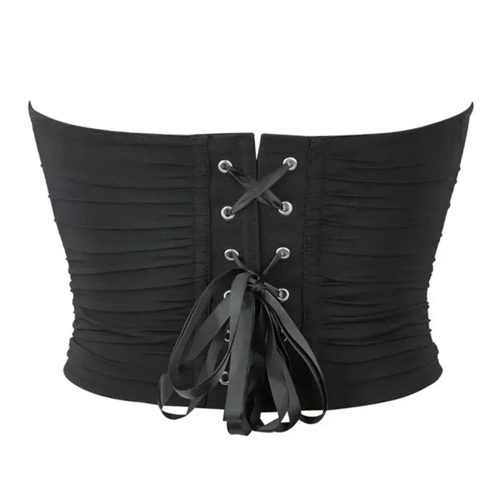 Krótki gładki gorset