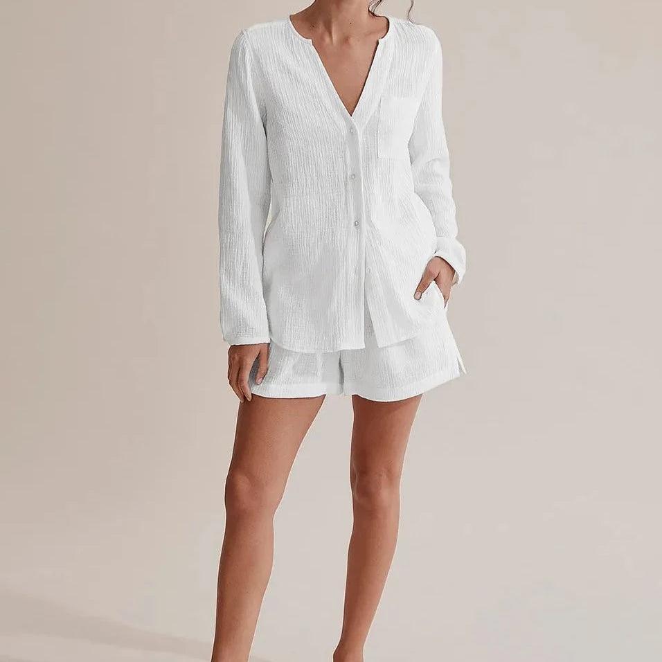 Materiałowy komplet domowy