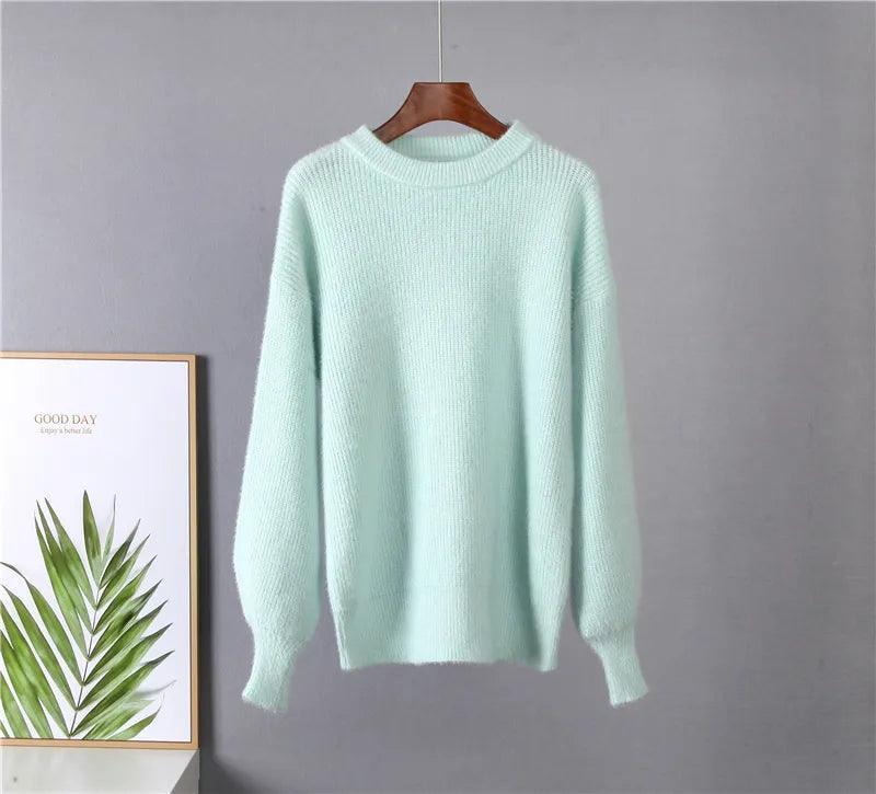 Miękki dzianinowy sweter - Zolaro.pl