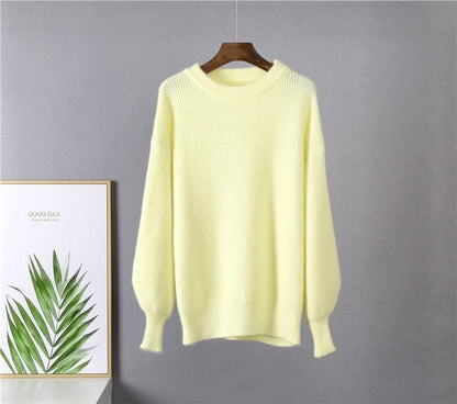 Miękki dzianinowy sweter - Zolaro.pl