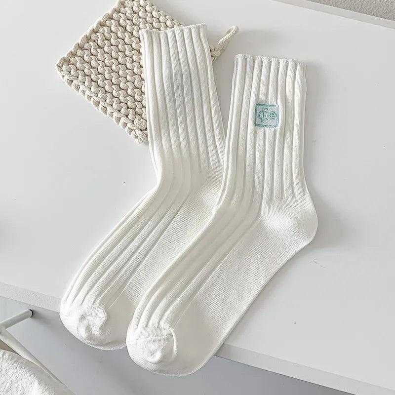 Miękkie skarpety prążkowane