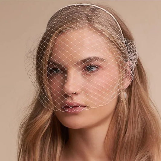 Opaska do włosów z siatką