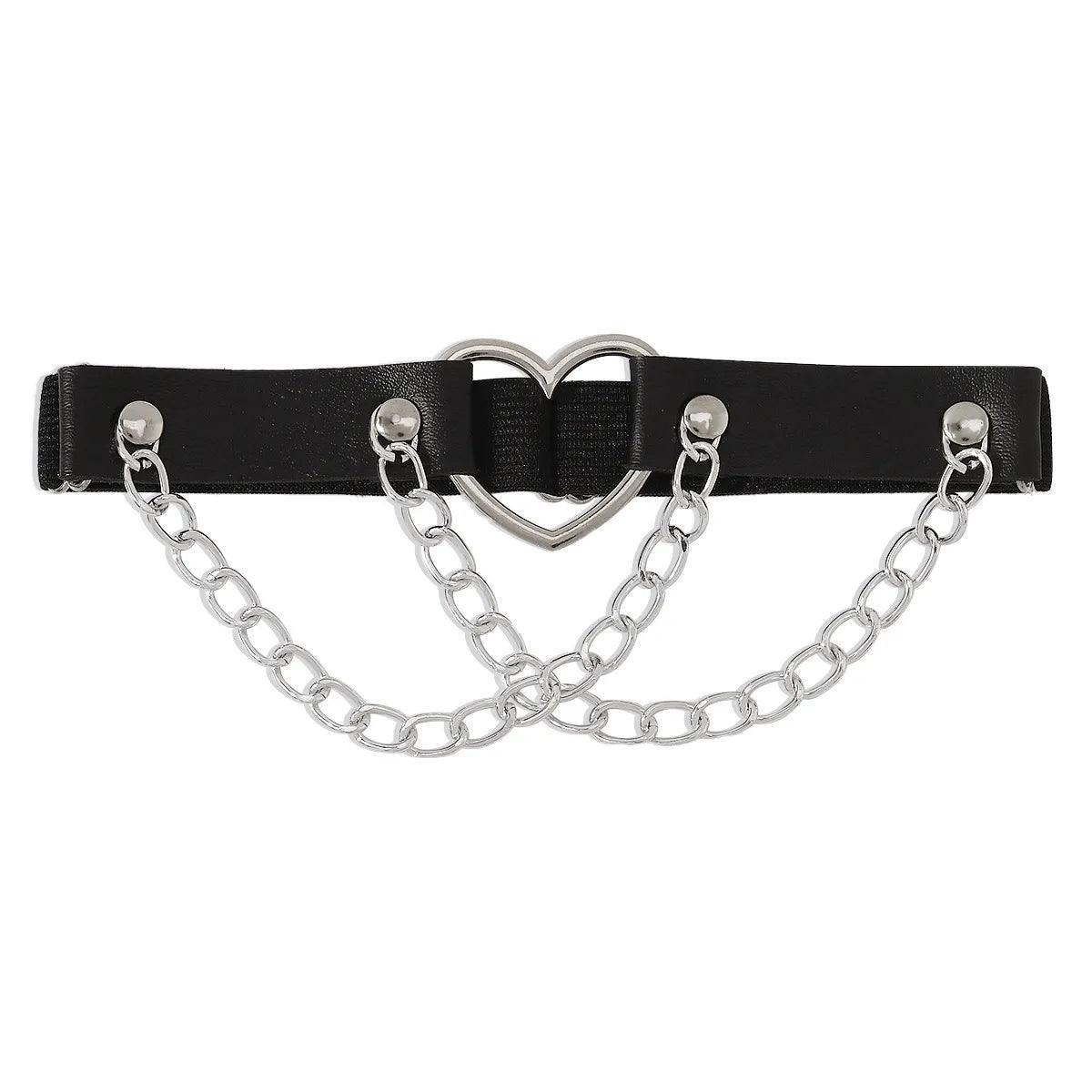 Podwiązka typu harness na udo