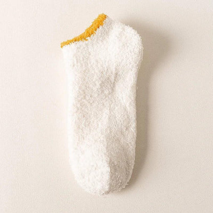 Puchate skarpety antypoślizgowe