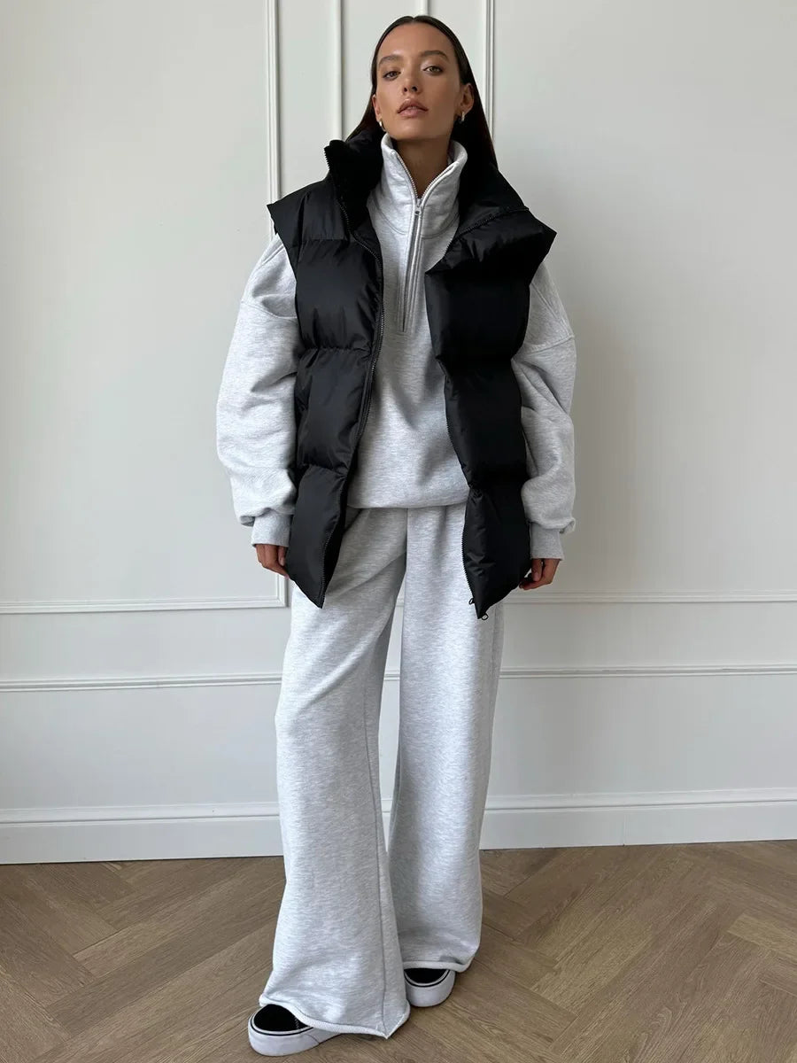 Puchowa kamizelka damska