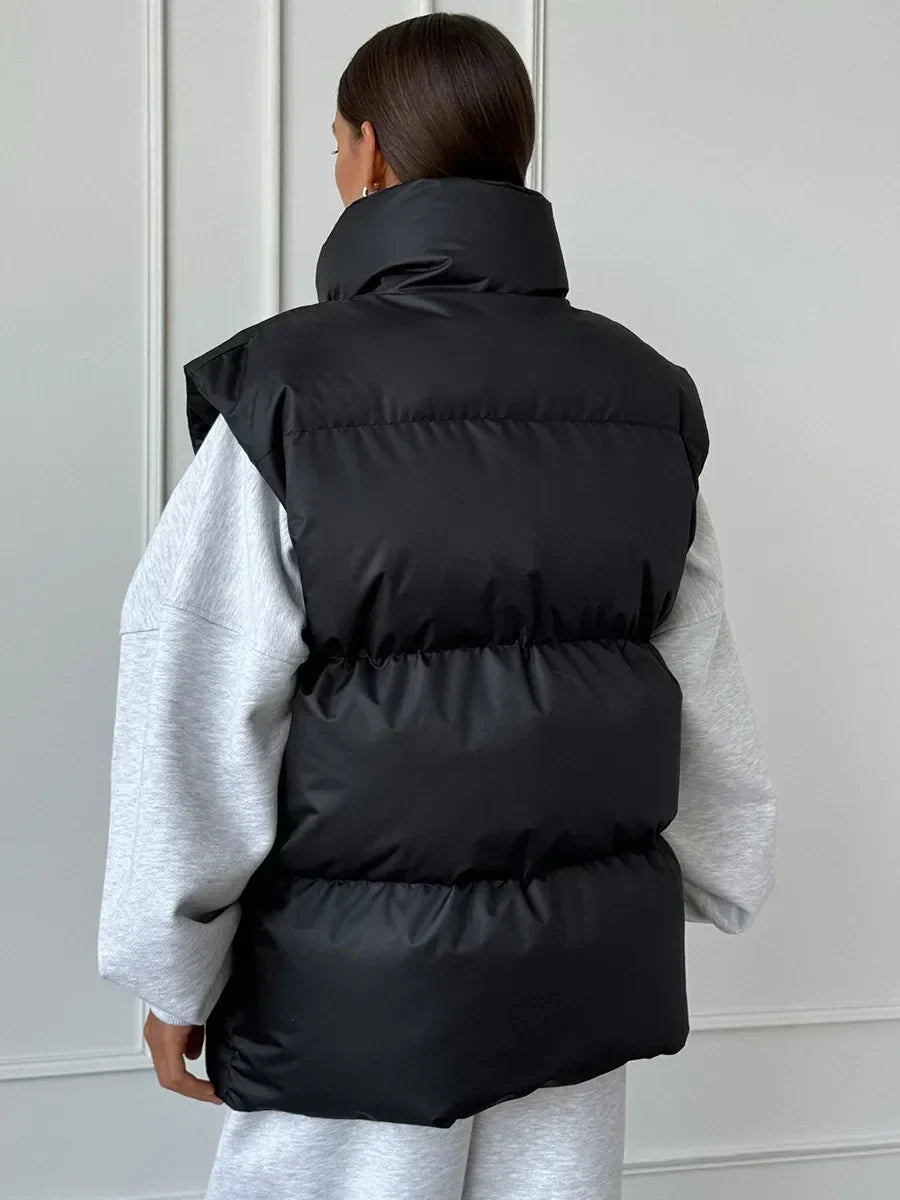 Puchowa kamizelka damska