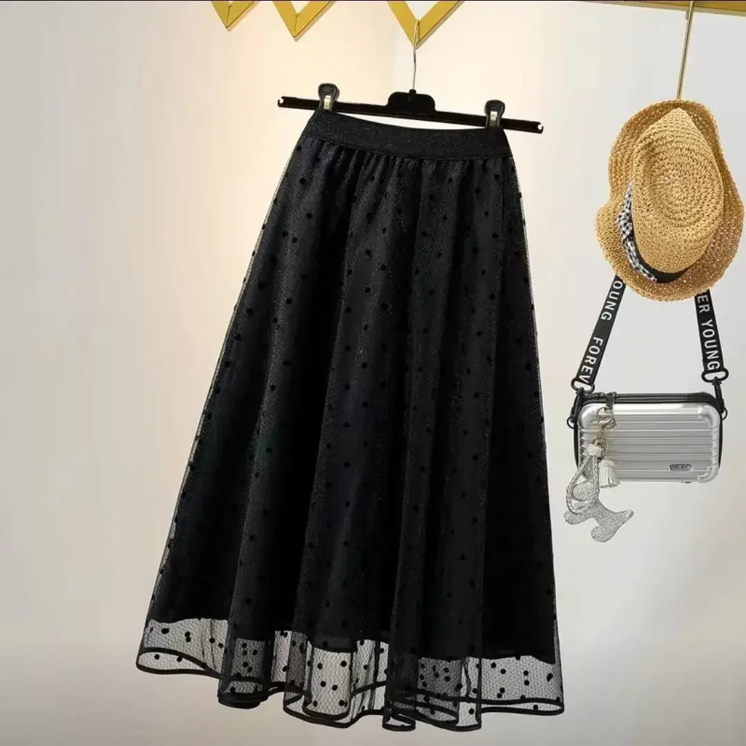 Rozkloszowana spódnica midi