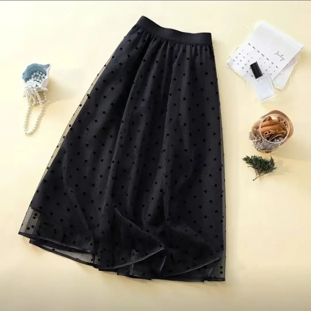 Rozkloszowana spódnica midi