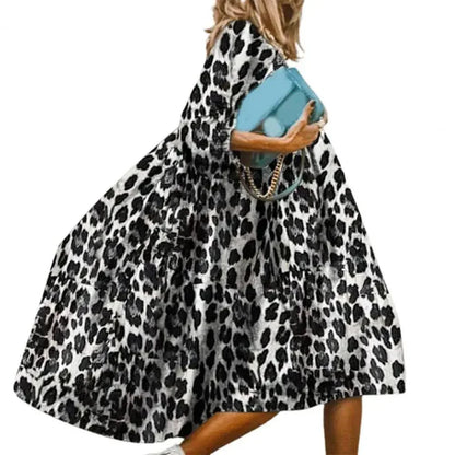 Rozkloszowana sukienka midi