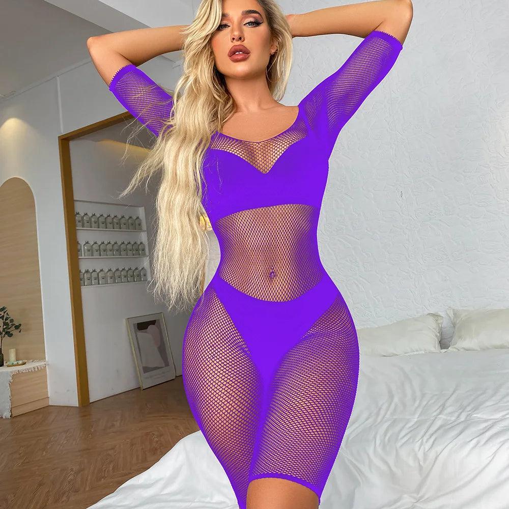 Różnokolorowe bodystocking