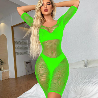 Różnokolorowe bodystocking