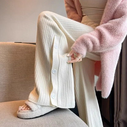 Rozpinane spodnie damskie