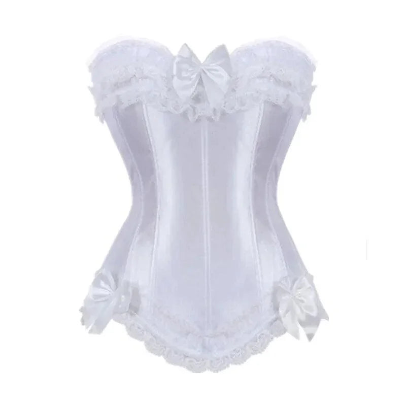 Satynowy gorset plus size