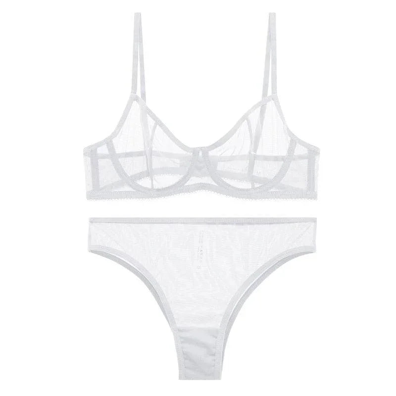 Siateczkowy komplet bielizny