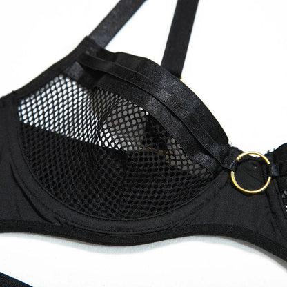 Siateczkowy zestaw bielizny