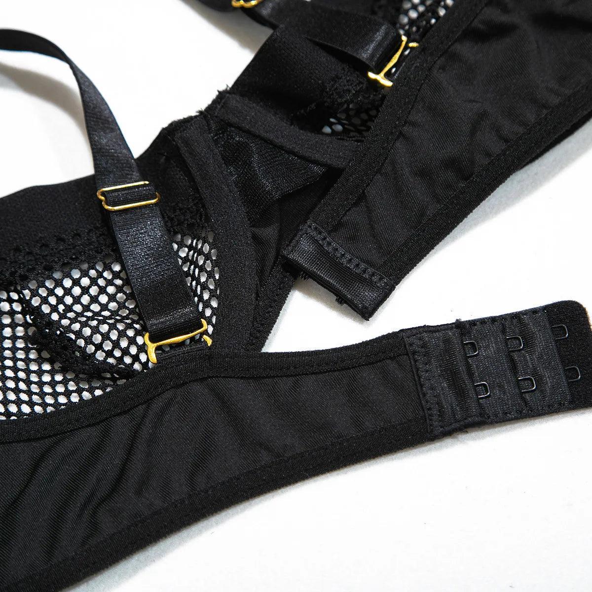 Siateczkowy zestaw bielizny