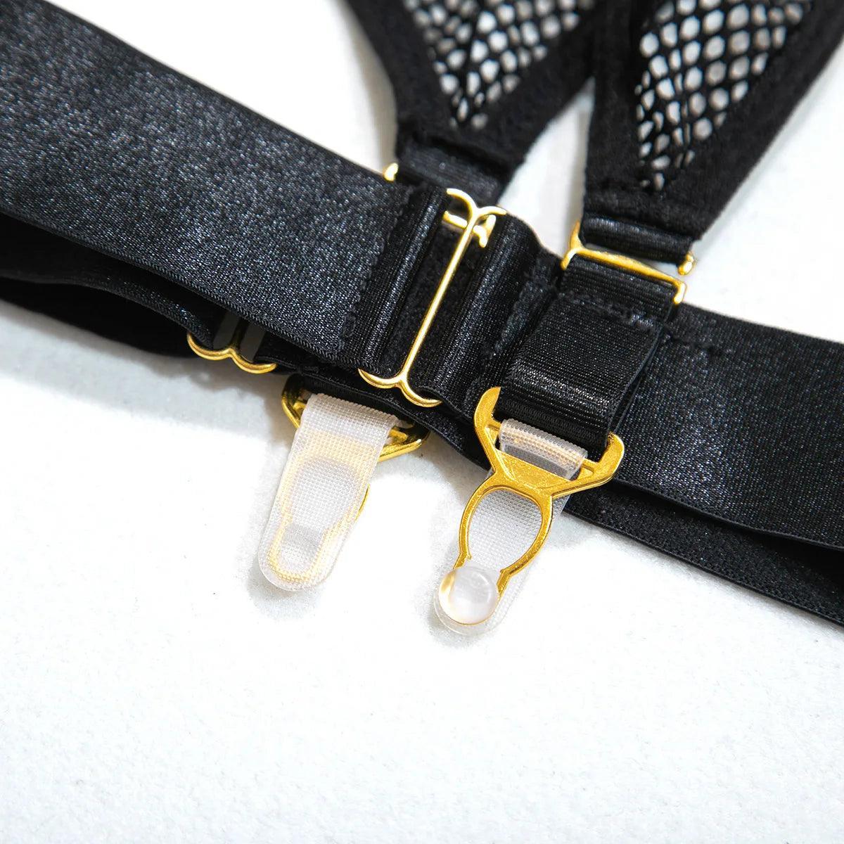 Siateczkowy zestaw bielizny