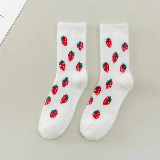 Skarpety damskie w owoce