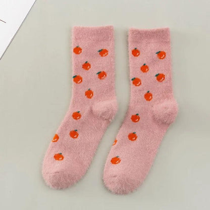 Skarpety damskie w owoce