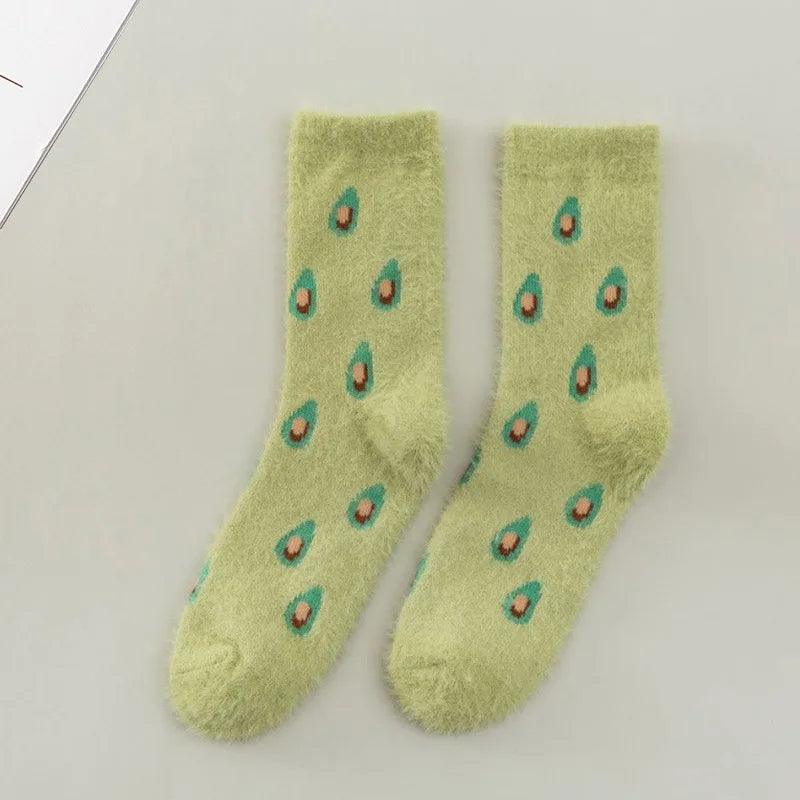 Skarpety damskie w owoce