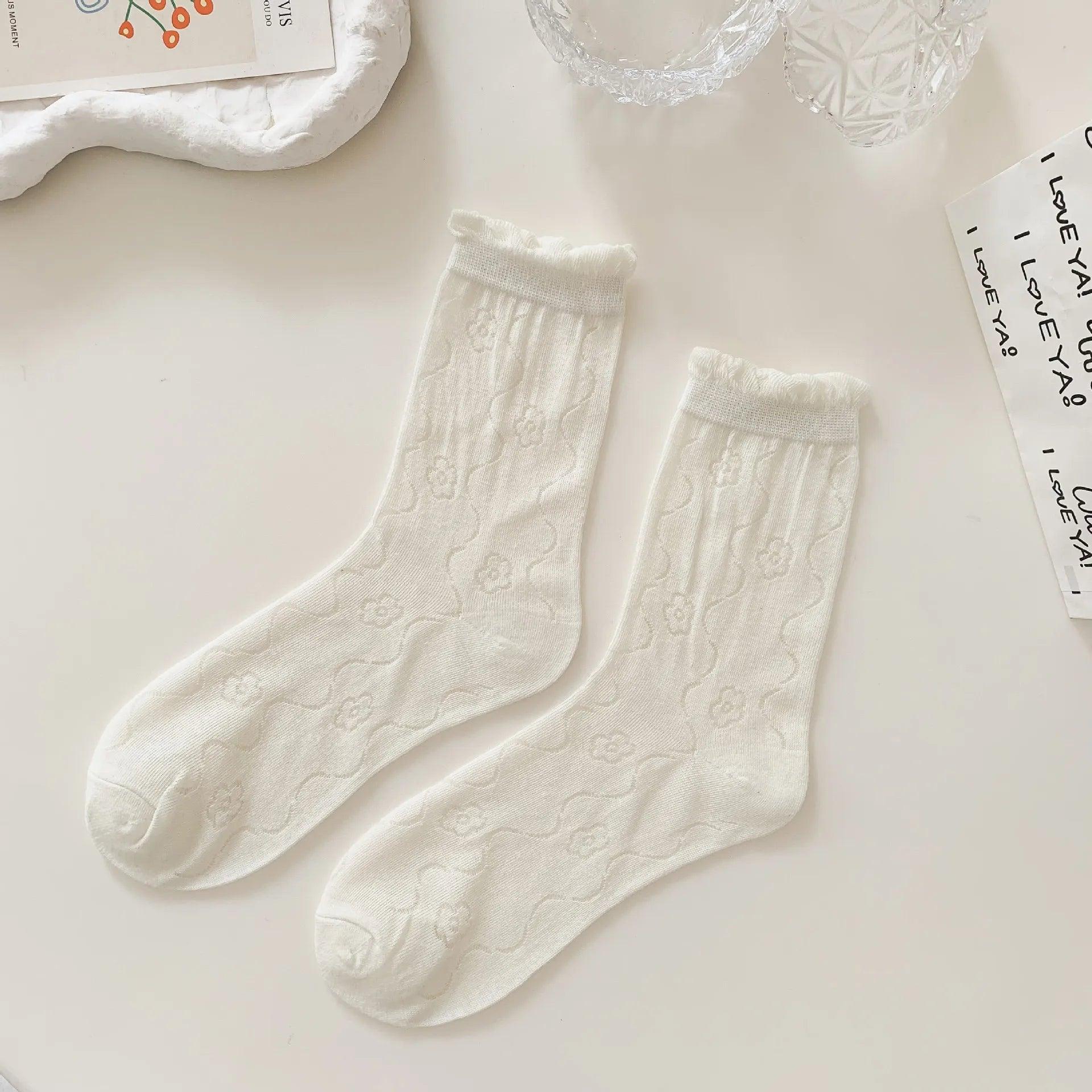 Skarpety damskie w pastelowych kolorach