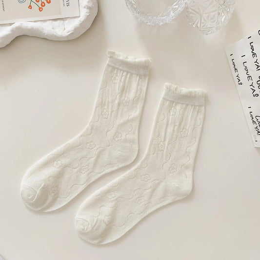 Skarpety damskie w pastelowych kolorach