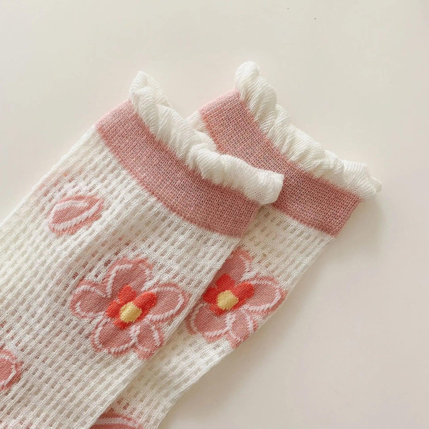 Skarpety damskie w pastelowych kolorach