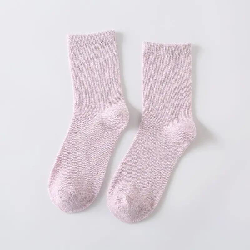 Skarpety gładkie w pastelowe kolory