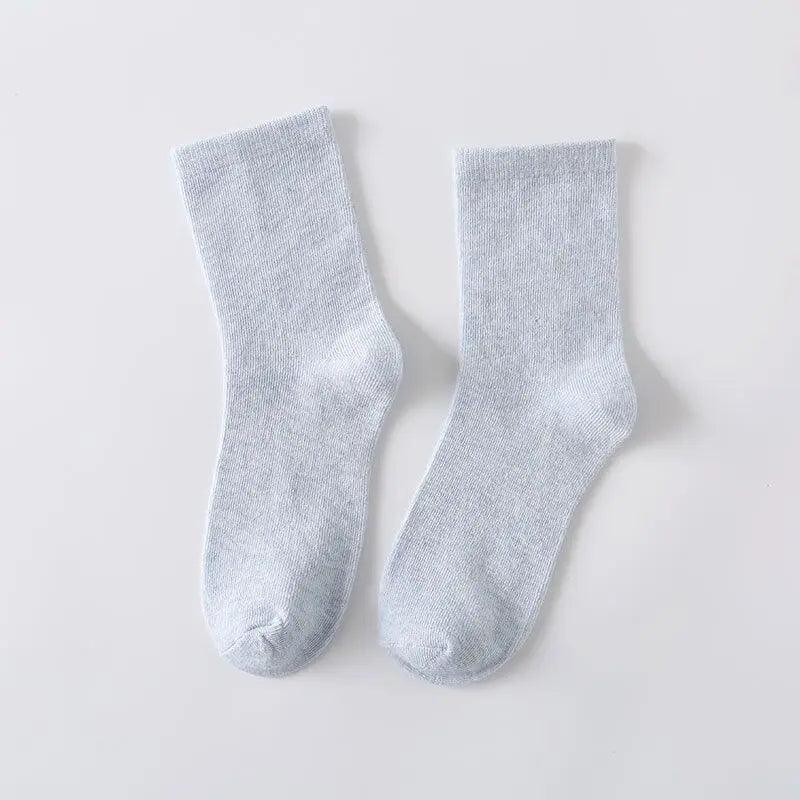 Skarpety gładkie w pastelowe kolory