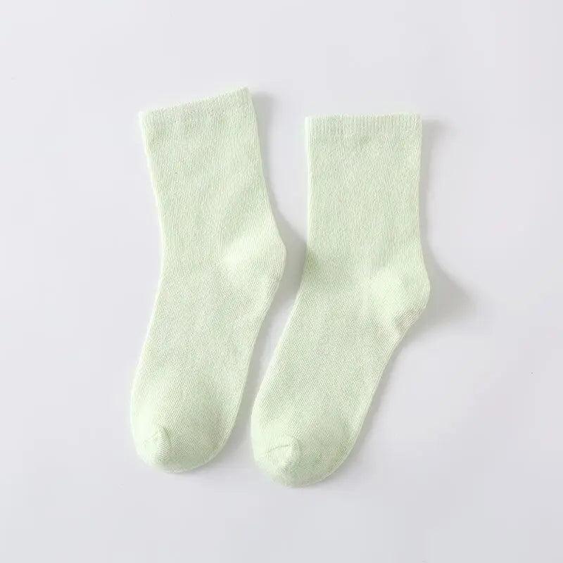 Skarpety gładkie w pastelowe kolory