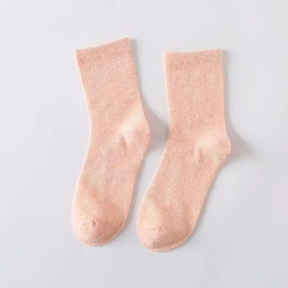 Skarpety gładkie w pastelowe kolory