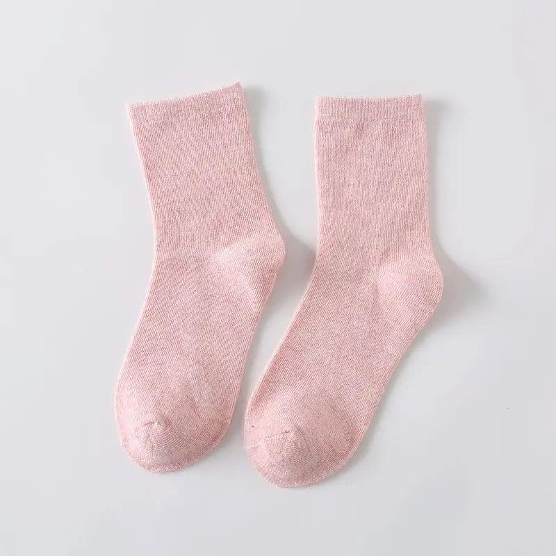 Skarpety gładkie w pastelowe kolory