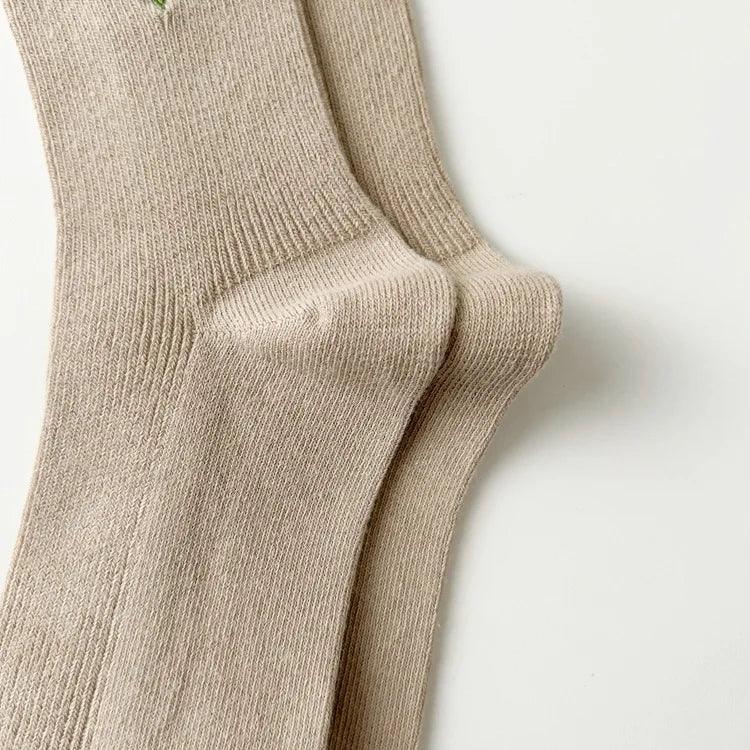 Skarpety ze wzorem tulipana