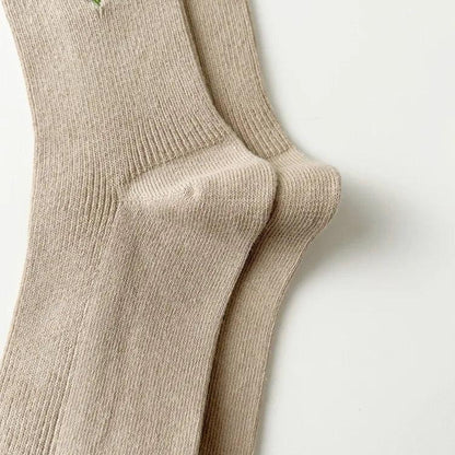 Skarpety ze wzorem tulipana