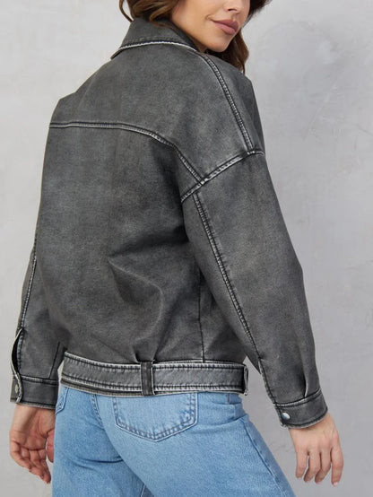 Skórzana kurtka damska