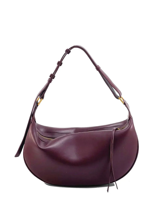 Skórzana torebka łódka