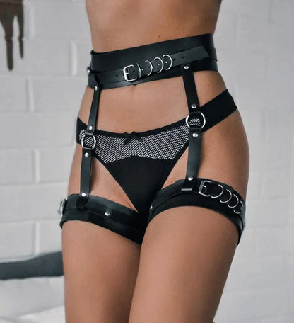 Skórzany harness