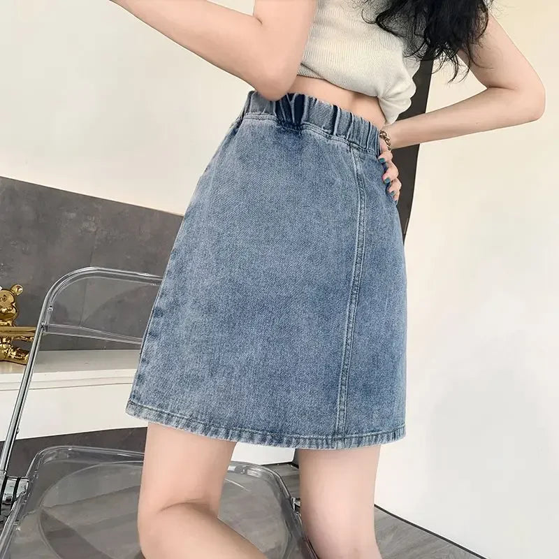 Spódnica jeansowa z kieszeniami