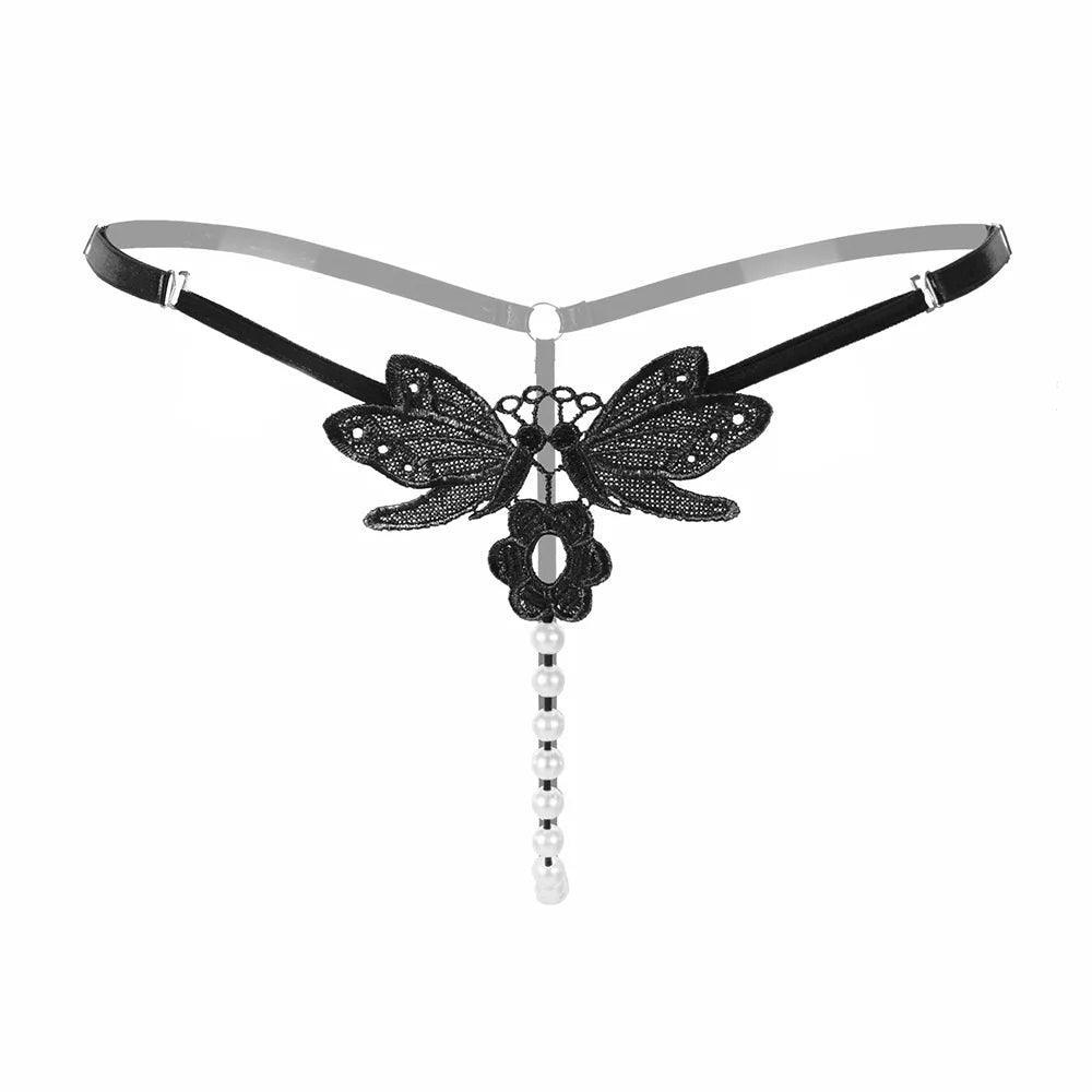 Stringi ozdobne z perełkami