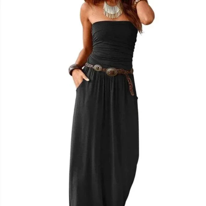 Sukienka bez ramiączek