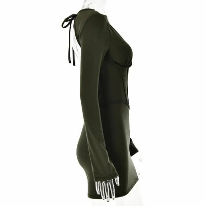 Sukienka mini gorsetowa