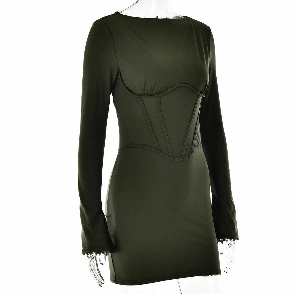 Sukienka mini gorsetowa