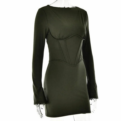 Sukienka mini gorsetowa