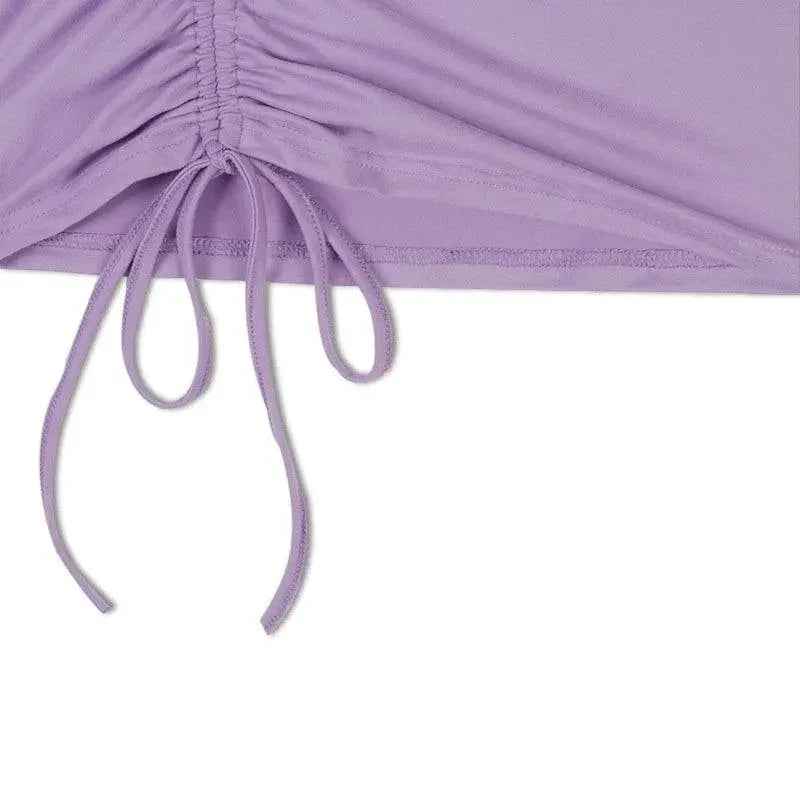 Sukienka mini ze ściągaczem