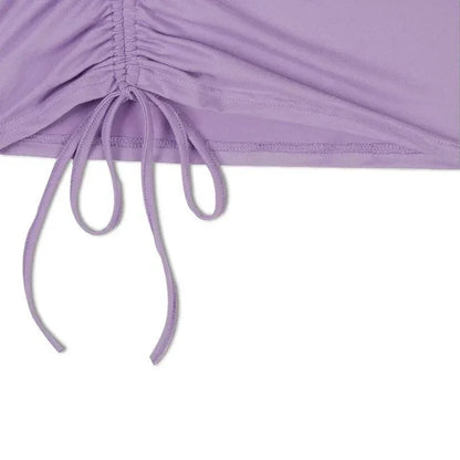 Sukienka mini ze ściągaczem