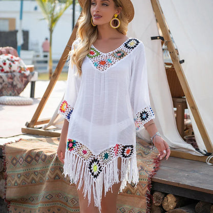 Sukienka plażowa w stylu boho